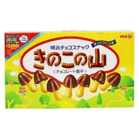 明治 Kinoko no Yama 巧克力蘑菇餅乾 66g