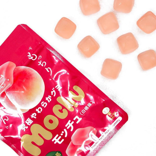 Mikakuto Mochu 白桃味耐嚼軟糖 45g (5 包)