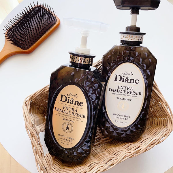 Moist Diane 護髮素額外損傷修復有機摩洛哥堅果油和角蛋白 450ml