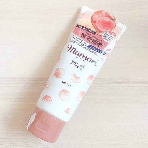 Momori 桃子豐盈保濕護髮霜適合乾燥和受損髮質 150 克