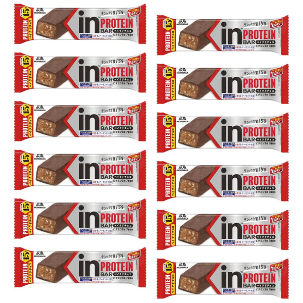 Morinaga Weider 棒狀蛋白質烘焙巧克力口味(12 件裝)