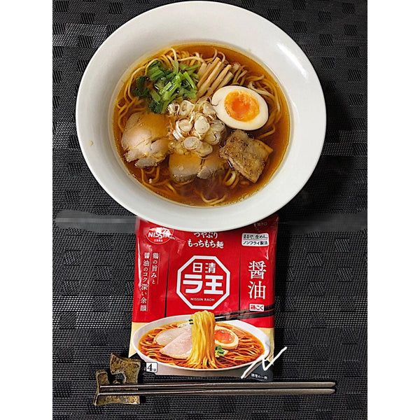 Nissin Raoh 醬油拉麵 非油炸麵 3 人份