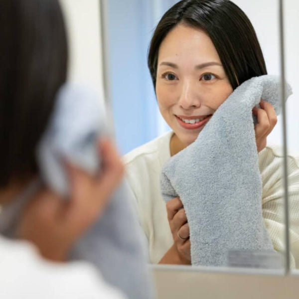 有機棉洗臉巾柔軟溫和快速吸收 33x85 厘米