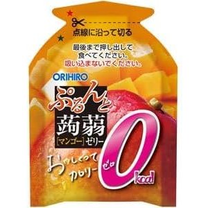Orihiro 0 卡路里一口水果蒟蒻果凍套裝 432g