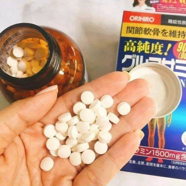 Orihiro 葡萄糖胺日本補充劑 1500 毫克 900 片