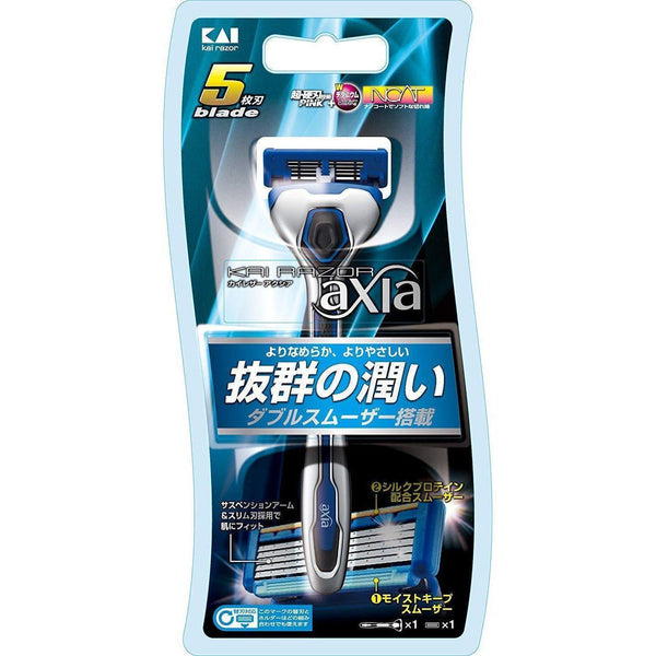 Kai Axia 5 刀片刮鬍刀架,附 5 刀片盒