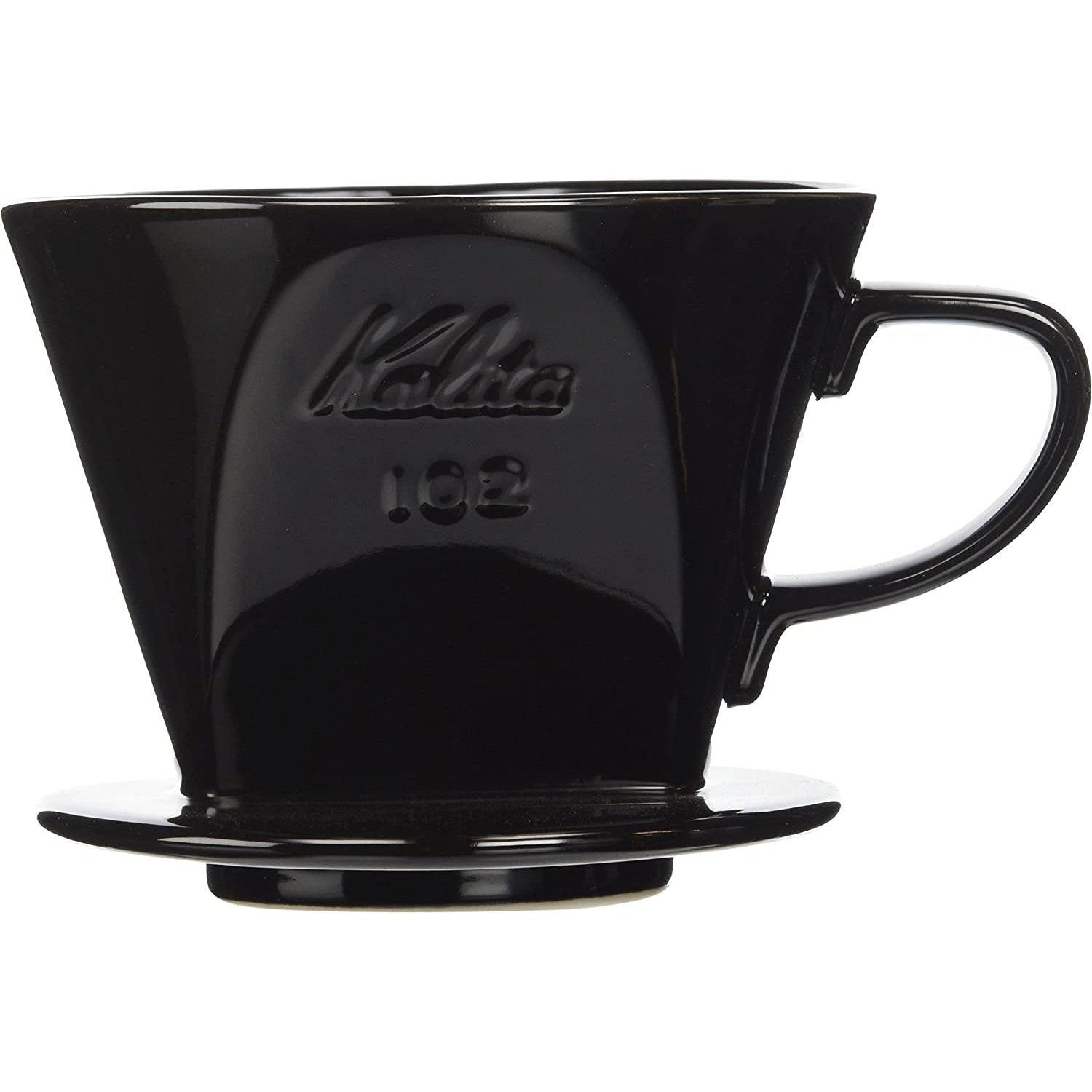 Kalita 陶瓷咖啡滴濾器 手沖咖啡機 適合 2-4 杯 102 黑色