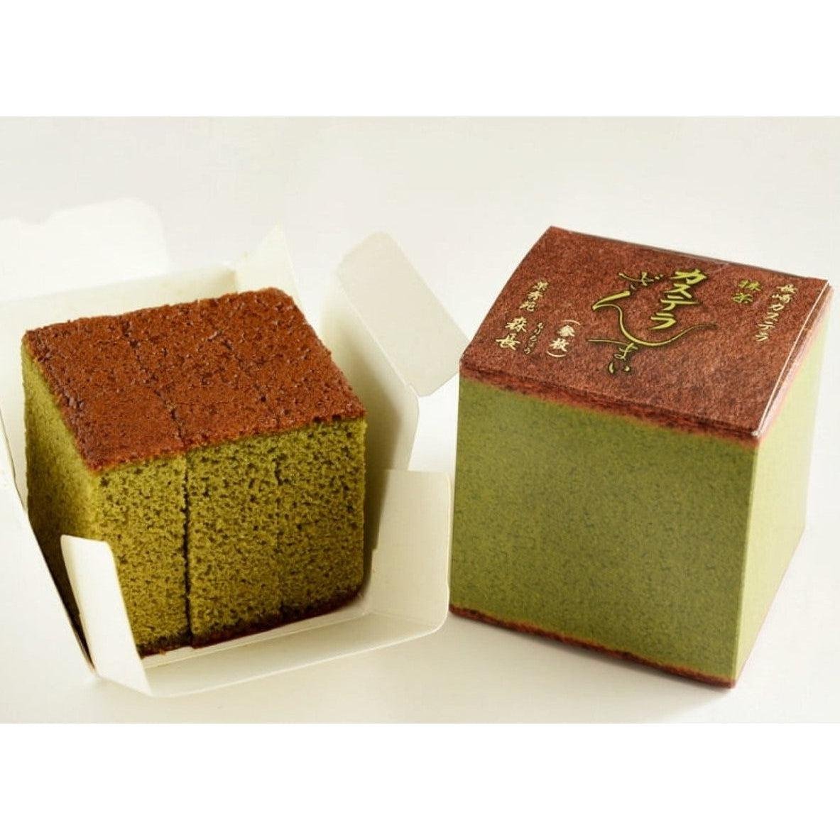 花樹園森町長保存期限抹茶綠茶卡斯特拉蛋糕 3 塊