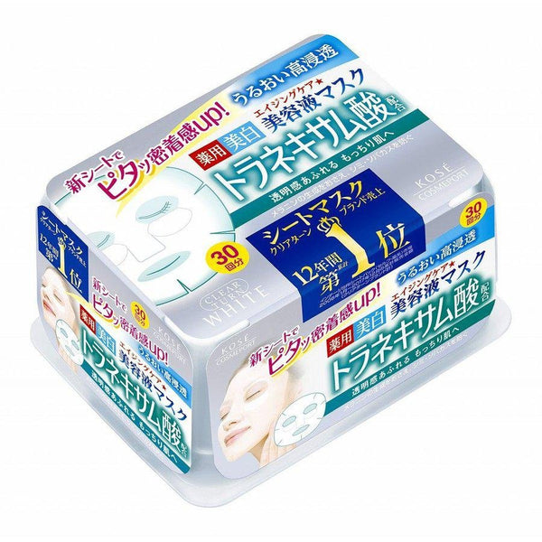 Kosé Clear Turn 透明面膜日用面膜 30 片