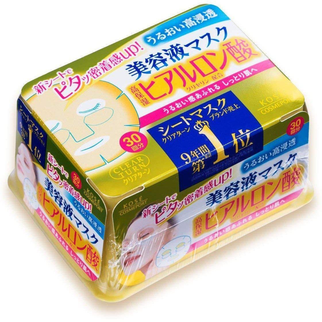 Kosé Clear Turn 面膜玻尿酸美妝面膜 30 克拉