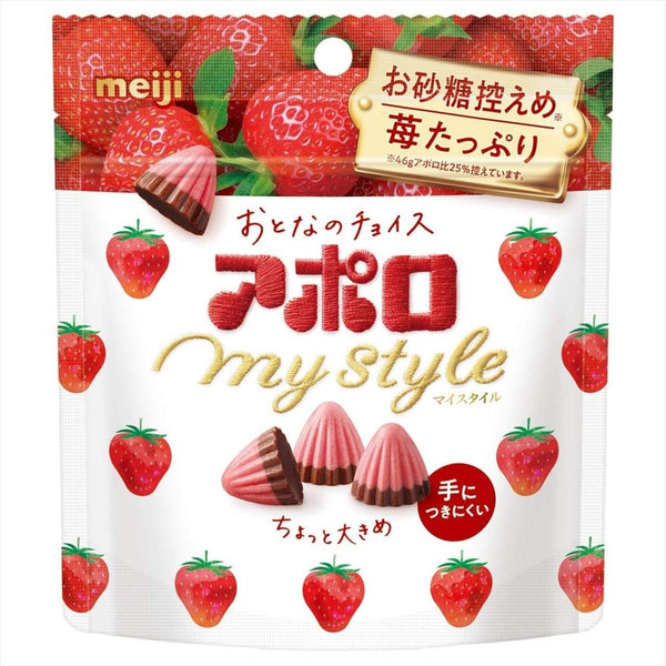 明治 Apollo My Style 草莓巧克力低糖 41g