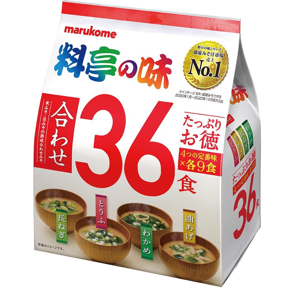 Marukome 什錦即食味噌湯包(附配料)36 份
