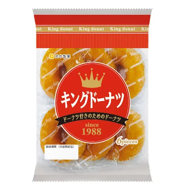 Marunaka King Donut 日本甜甜圈 6枚入