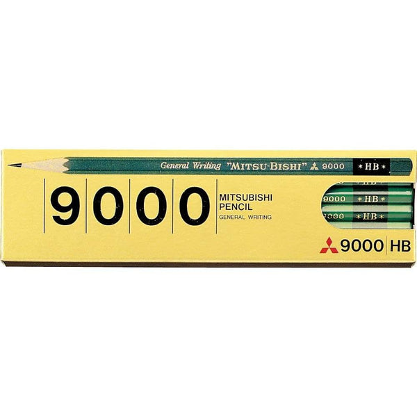 uni 三菱 9000 石墨鉛筆 HB 12 支 K9000HB