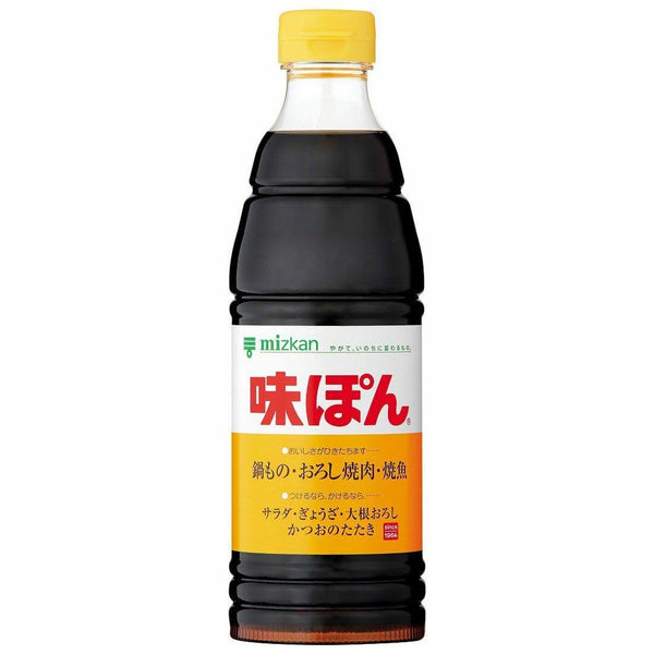 Mizkan Ajipon Ponzu 柑橘醬油鹹味濃鬱調味品 600ml