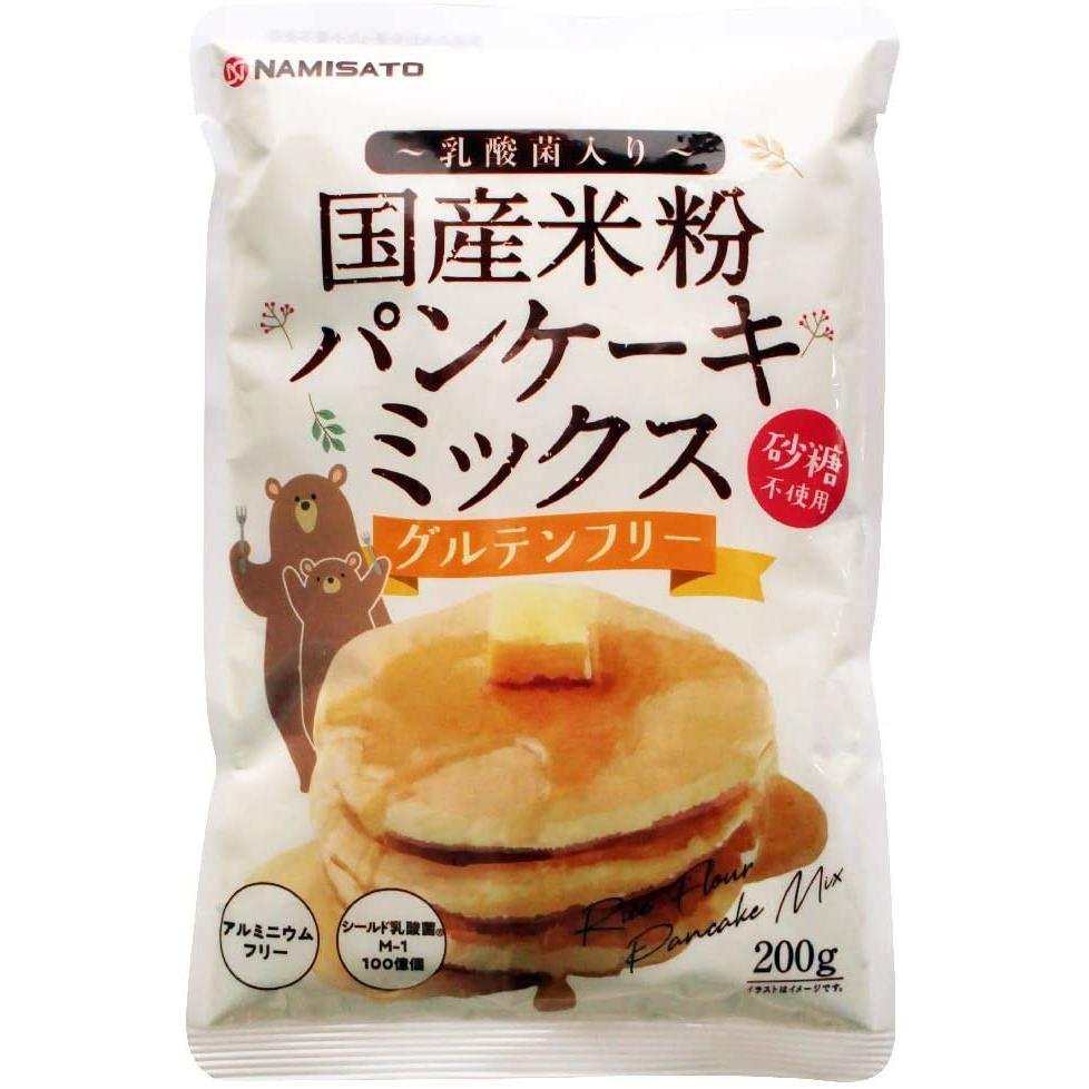 Namisato 無糖無麩質米粉煎餅粉 200 克