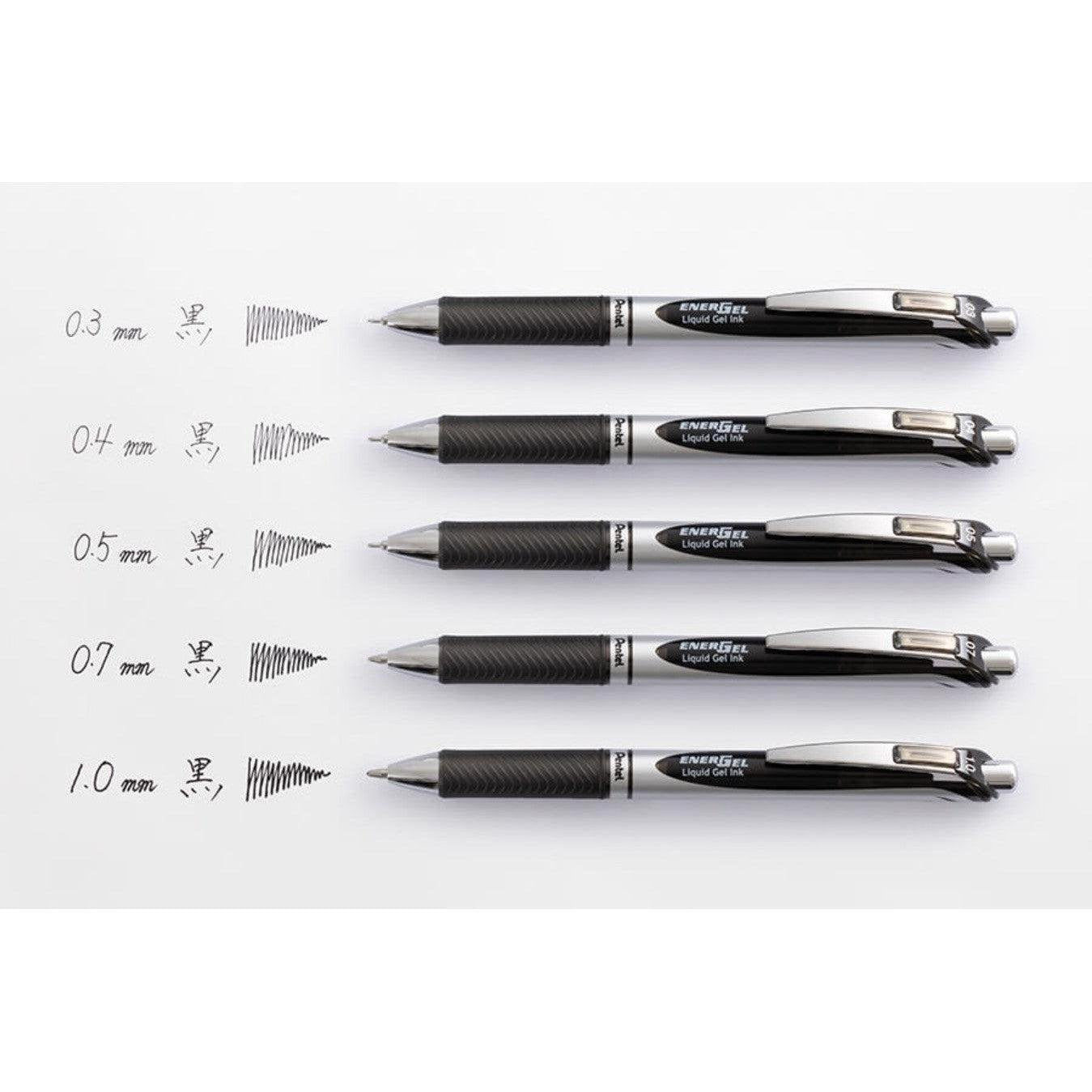 Pentel EnerGel 液體凝膠墨水原子筆快乾中性筆