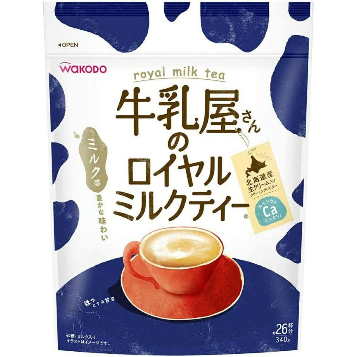 和光堂皇家奶茶粉紅茶配北海道牛奶 340g