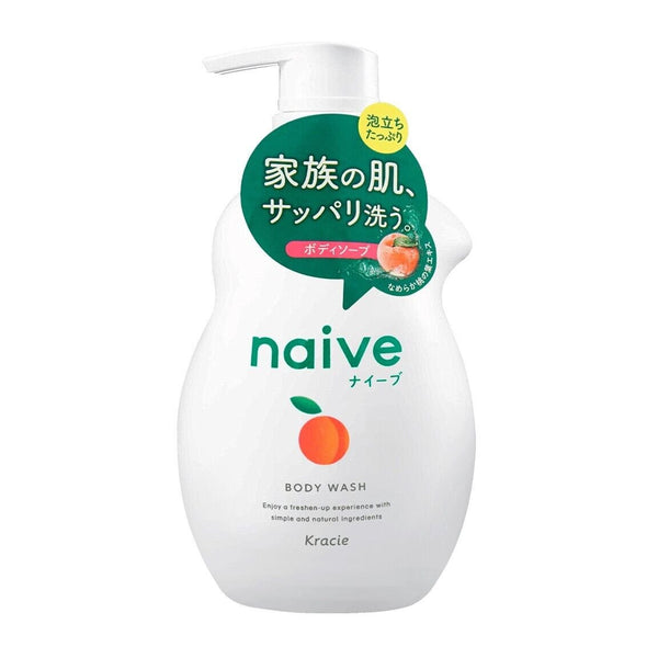 Naive 保濕植物水蜜桃沐浴露泵瓶 530ml