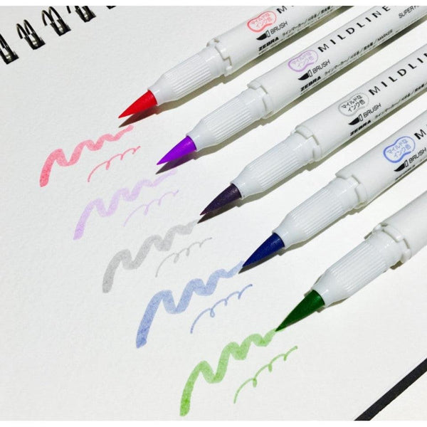 Zebra Mildliner 螢光筆 優雅顏色 WFT8-5C-NC-N