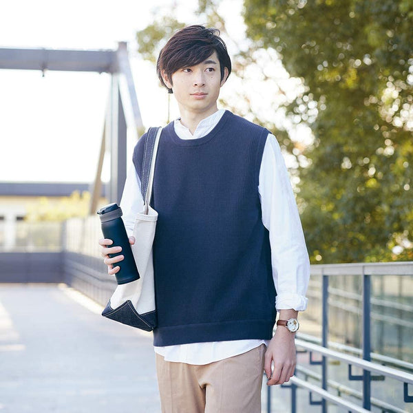 Zojirushi 不鏽鋼馬克杯保溫瓶海軍藍 480ml