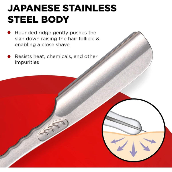 羽毛專業藝術傢俱樂部剃刀 SS 黑色 ACS-RB