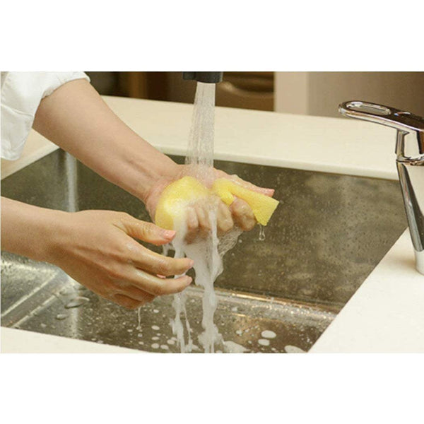 廚房海綿黃色洗碗海綿(3 件裝)
