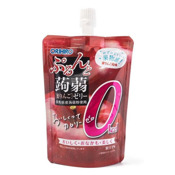 Orihiro 飲用蒟蒻果凍無熱量減肥補充劑蘋果口味 130g
