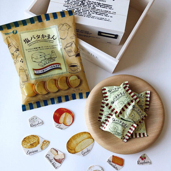 Takara Biscuit 卡蒙貝爾起司夾心鹹奶油夾心餅乾(3 片裝)