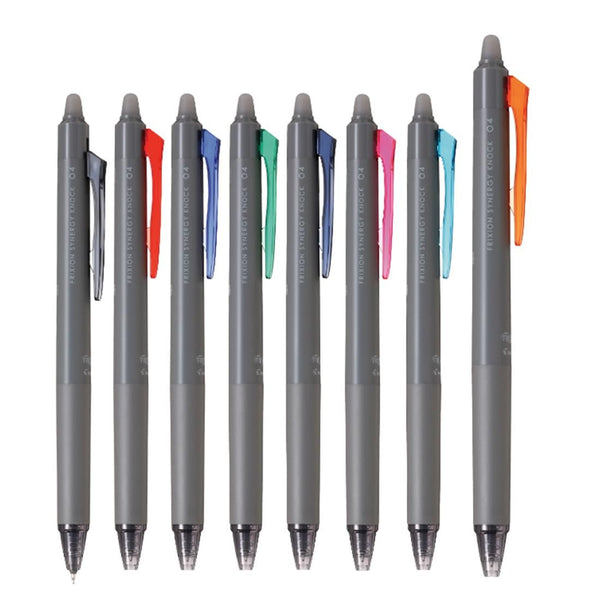 Pilot Frixion Synergy Knock 可擦中性墨水筆 8 色裝 0.4 毫米