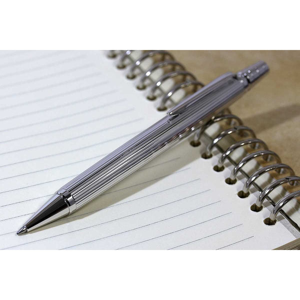 Pilot Raiz 優質精細書寫原子筆銀色條紋 0.7 毫米