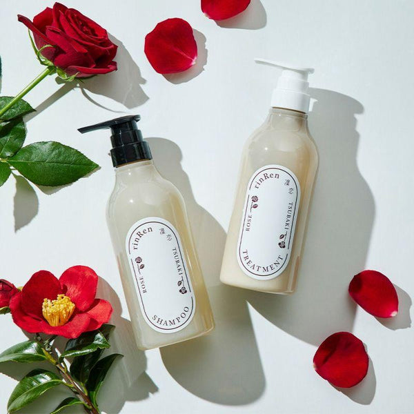 RinRen Treatment 玫瑰與椿純素頭髮修復護理液 480ml