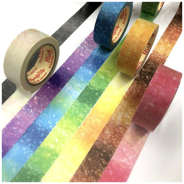 Rinrei Tape 遮蔽膠帶 Rink 彩色製程膠帶 8 色