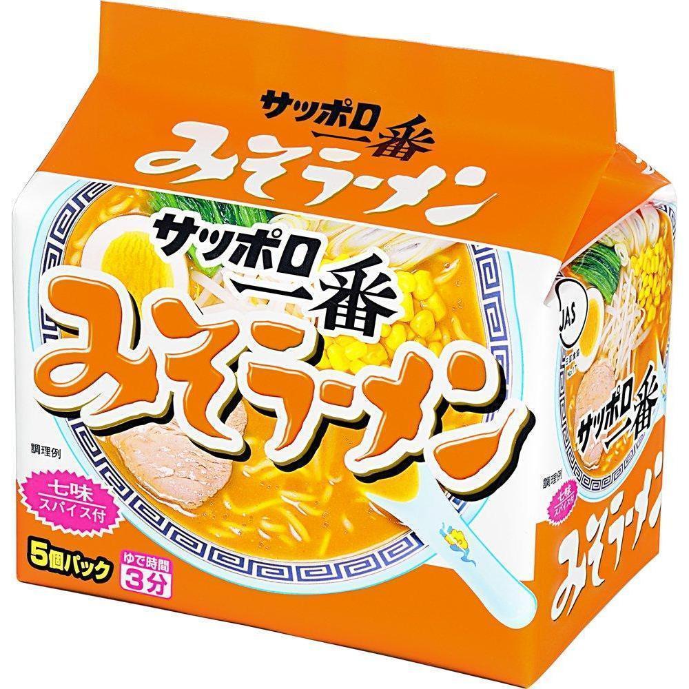 三洋食品札幌一番味噌拉麵 5 份
