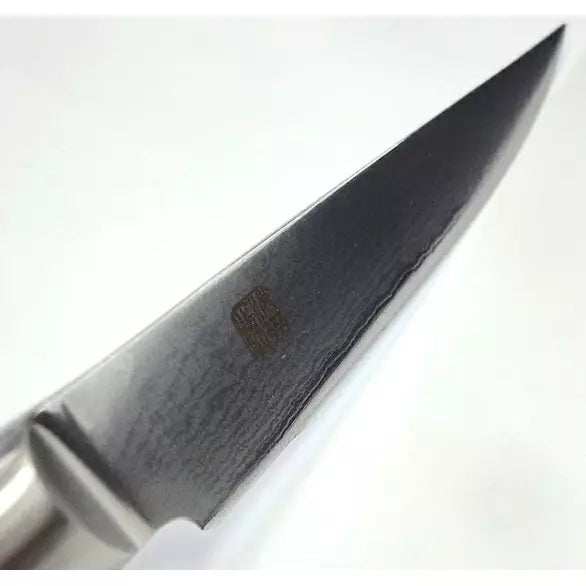 佐竹全金屬牛排刀大馬士革鋼刀片 120mm