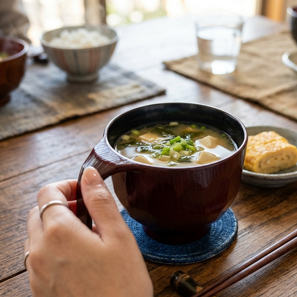 若町木湯杯 疊杯 黑漆面