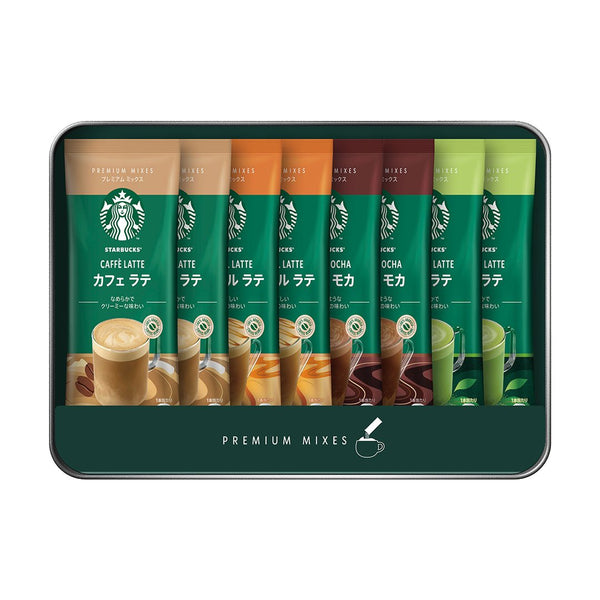 星巴克日本高級混合樣品即溶茶與咖啡包禮盒裝