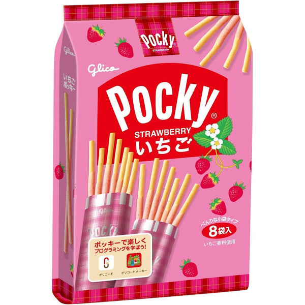 草莓 Pocky 草莓巧克力餅乾棒(6 條裝)