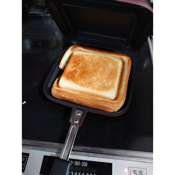 杉山金屬熱三明治機微笑鍋 DX 黑色 KS-2887