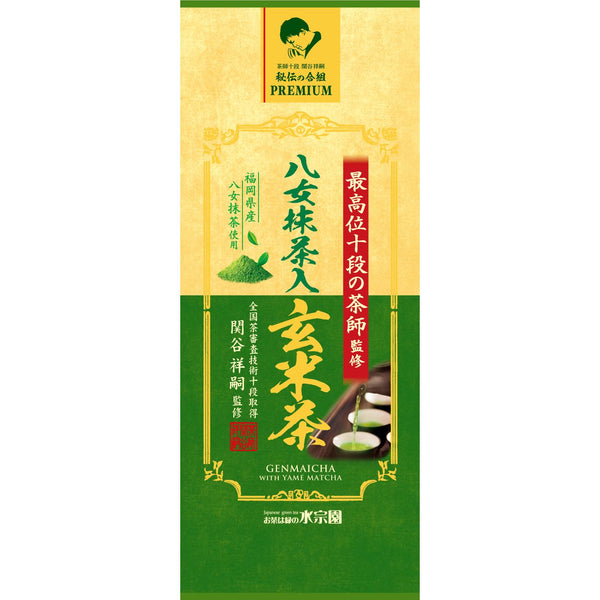 水草園玄米茶糙米綠茶八女抹茶混合 150g