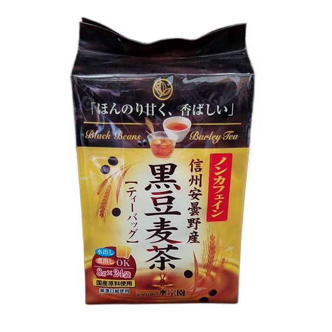 Suisouen 麥茶 大麥黑豆黑豆混合茶 24 袋