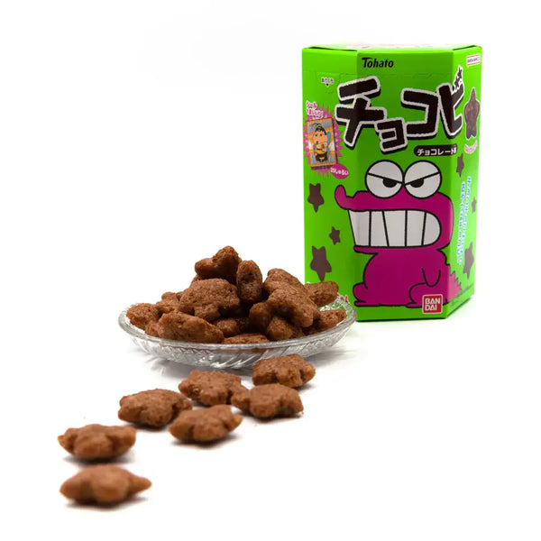 Tohato Chocobi 星星巧克力玉米酥+小新貼紙 25g (3 包)