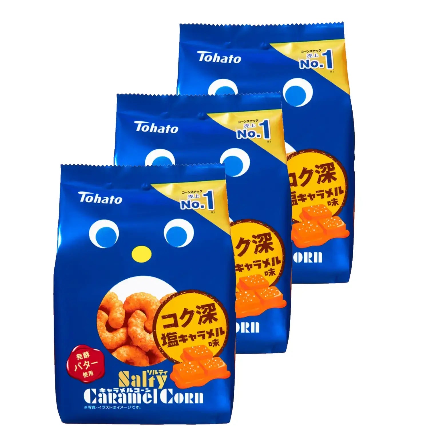 Tohato 鹹焦糖玉米 鹹奶油焦糖玉米泡芙 67g(3袋裝)