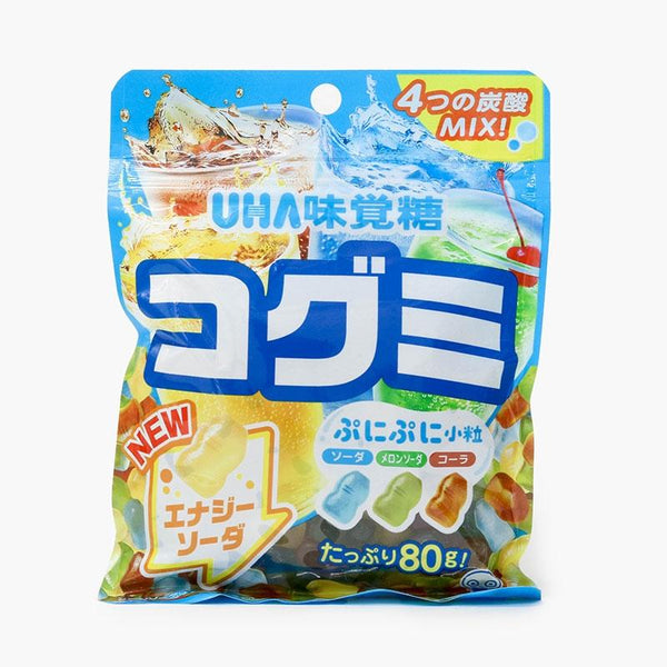 UHA 味覺糖碳酸蘇打軟糖 4 種口味日本軟糖混合 80g