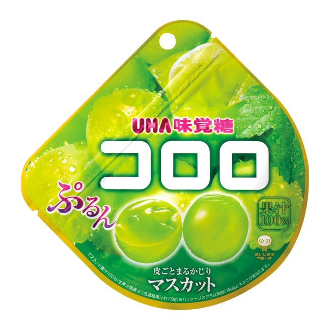 UHA 味覺糖 Kororo 白玫瑰香葡萄軟糖 48g