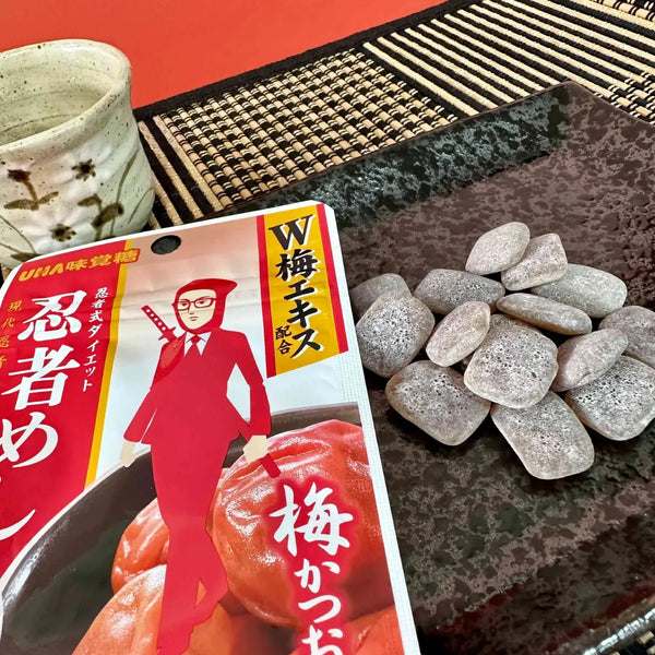 UHA 味覺糖 忍者目梅勝男 梅子鰹魚糖 20g x 10 袋