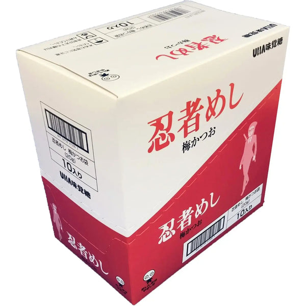 UHA 味覺糖 忍者目梅勝男 梅子鰹魚糖 20g x 10 袋