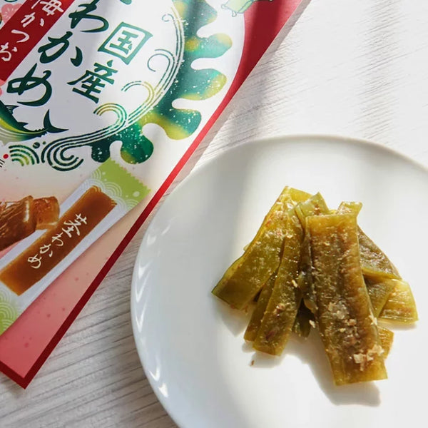 Sokan Ume & Bonito 風味裙帶菜莖海藻點心 63g (3 包)