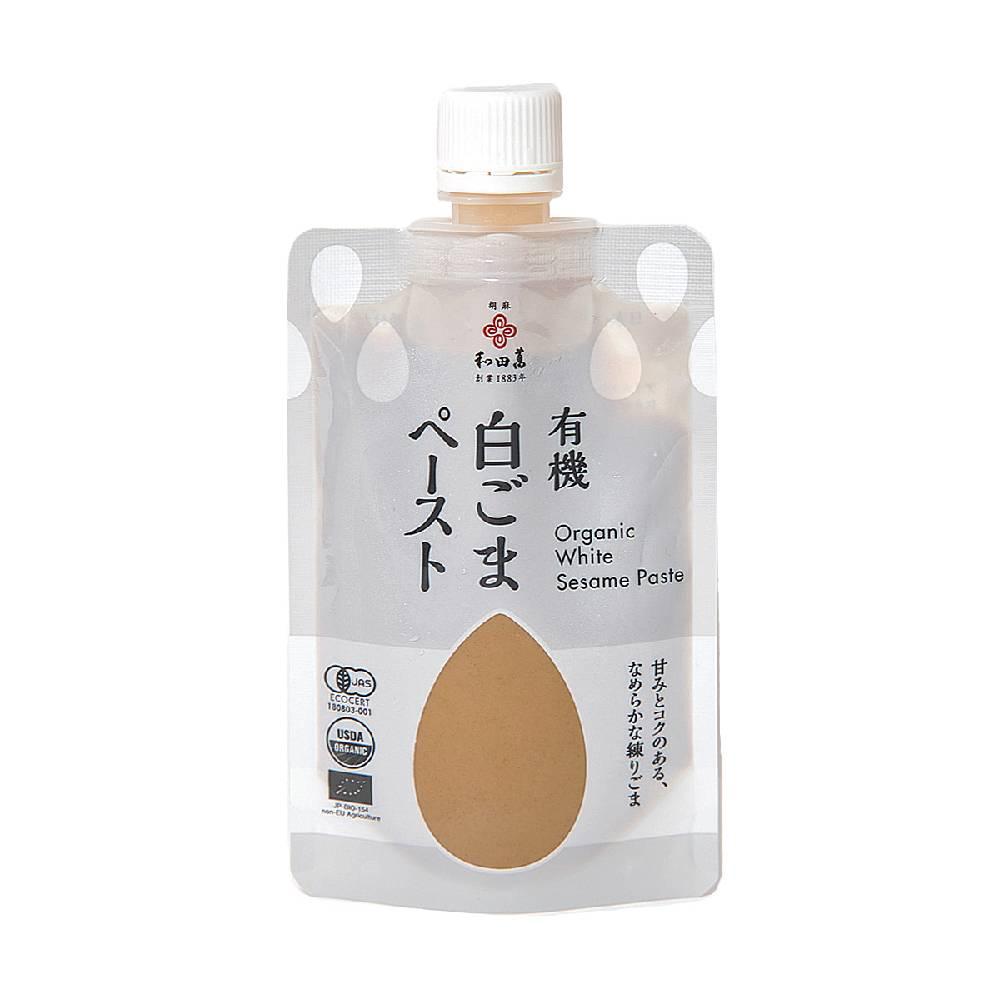 Wadaman 有機白芝麻醬,用於調味品、塗抹醬和蘸醬 80 克