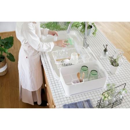 Wahei Freiz 緊湊型多功能碗碟瀝乾碗碟晾乾架